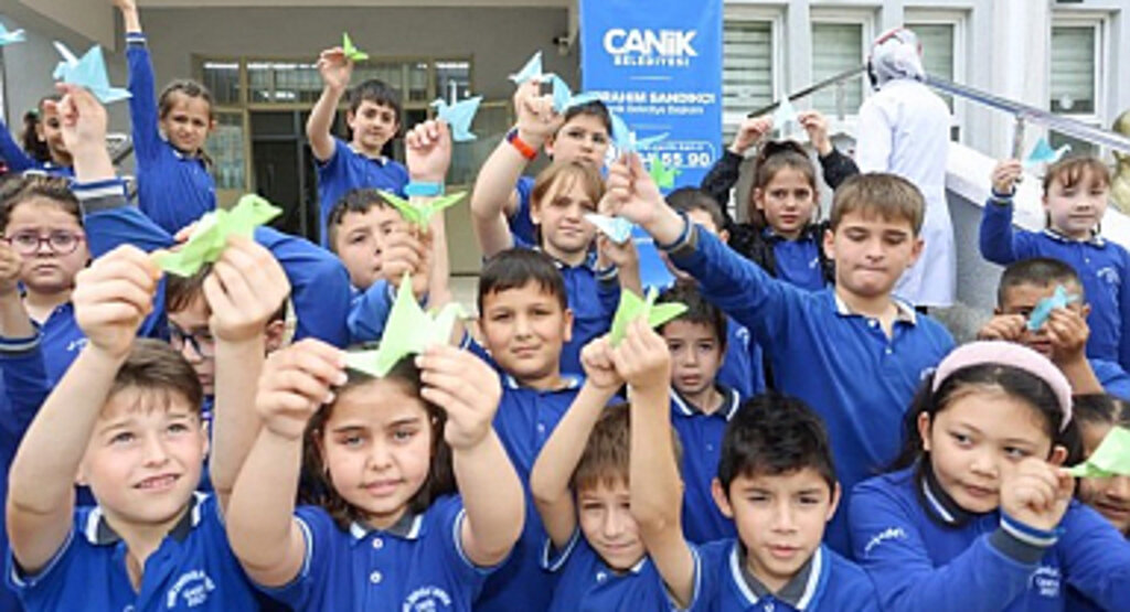 Canik'te Turna Kuşları Özgür Filistin İçin Uçtu!