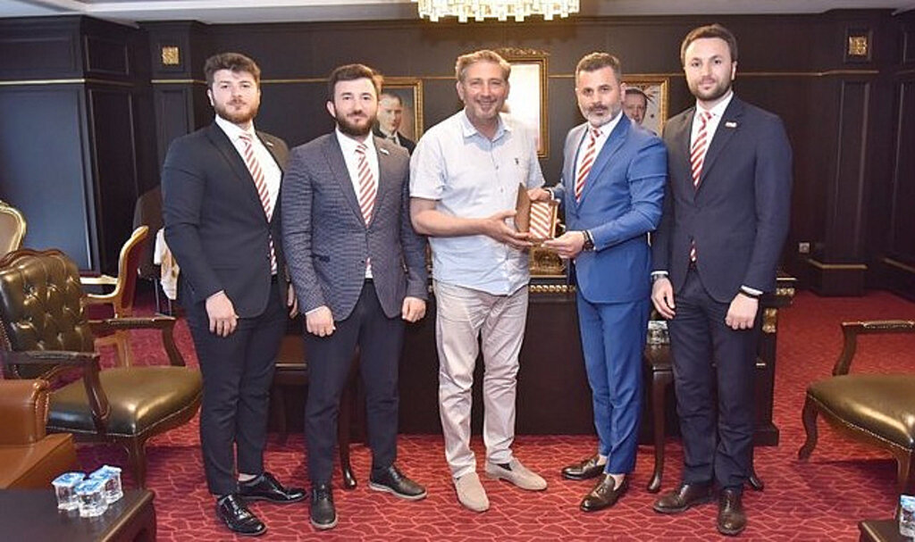 Sevdamız Samsun'dan Başkan Mustafa Candal'a Hayırlı Olsun Ziyareti