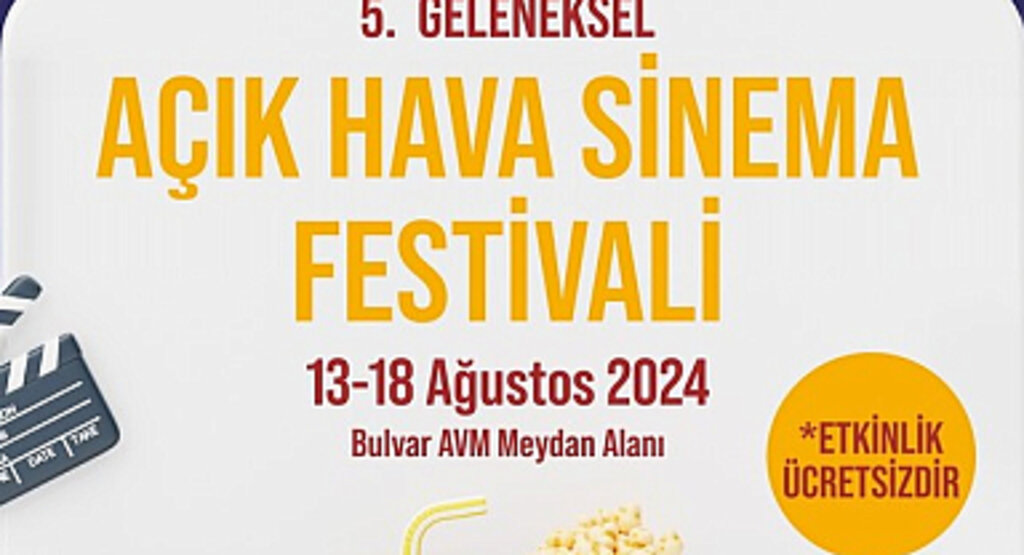 İlkadım’da Açık Hava Sinema Festivali Başlıyor!