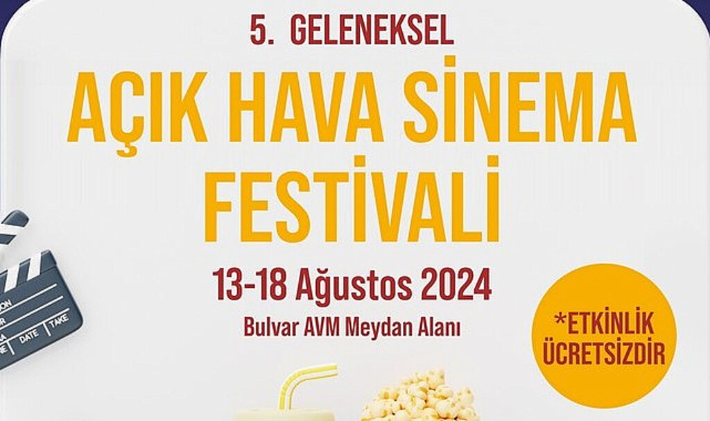 İlkadım’da Açık Hava Sinema Festivali Başlıyor!