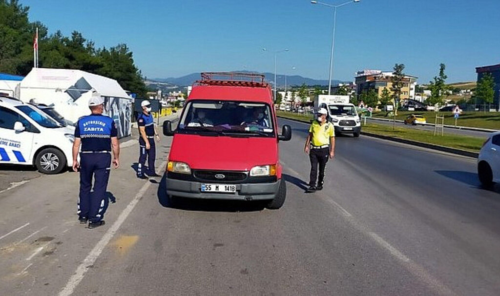 Samsun’da Toplu Taşıma Araçlarına Kural İhlali Uygulaması!