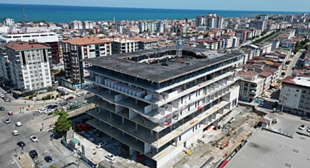 Samsun Şehir Kütüphanesi Hızla Yükseliyor!