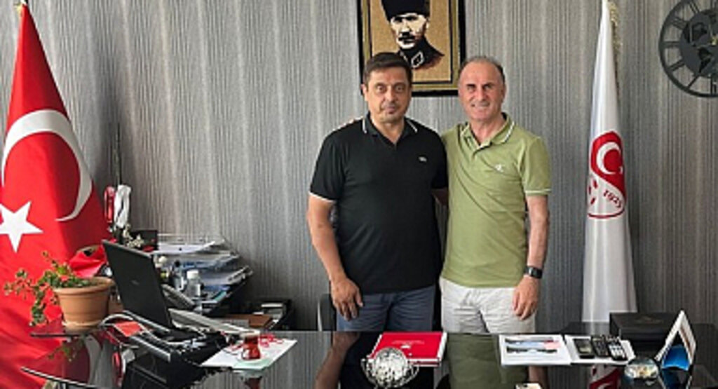 Samsun TFF Bölge Müdürü Haluk Tan'a Şener Aydın’dan Ziyaret!