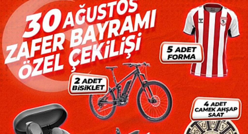 Zafer Bayramı Özel Çekilişinde Canik’ten Hediye Yağmuru!