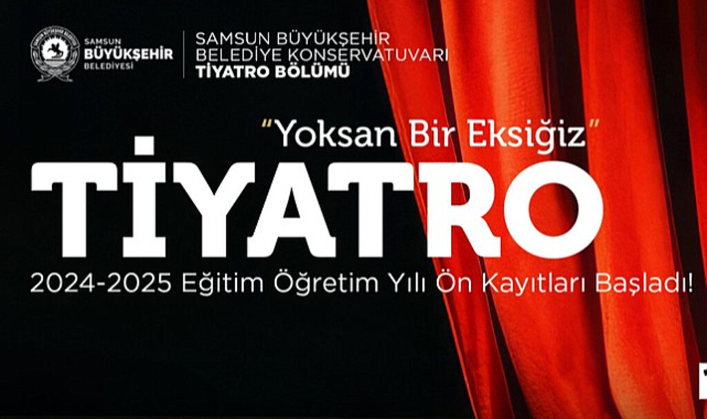 Büyükşehir Konservatuarı Tiyatro Kurslarına Başvurular Başladı!