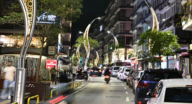 Çiftlik Caddesi'nin Aydınlatması Tamamlandı!