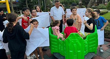 Çocuklardan Başkan İkiz’e Sürpriz!