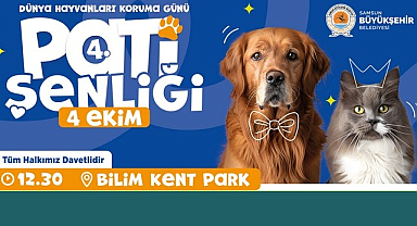 Samsun Büyükşehir’den ‘Pati Şenliği’!