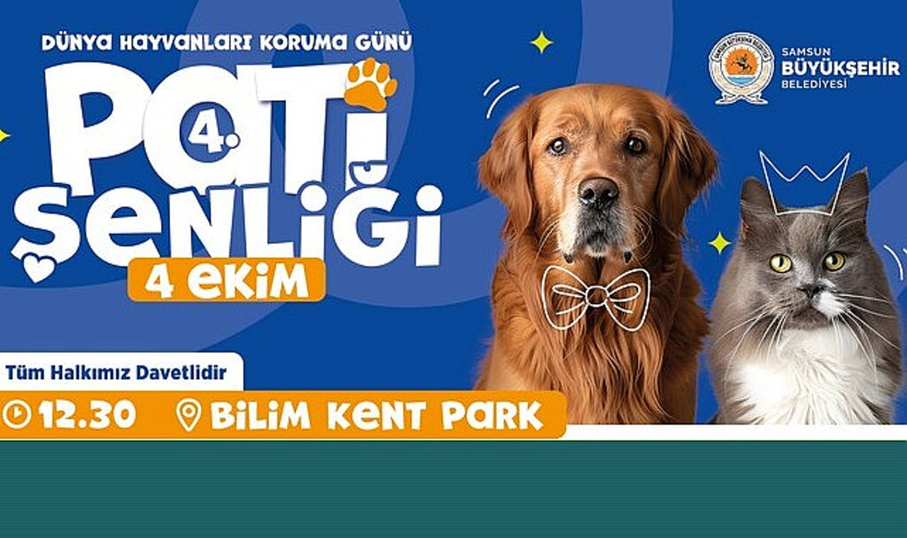 Samsun Büyükşehir’den ‘Pati Şenliği’!