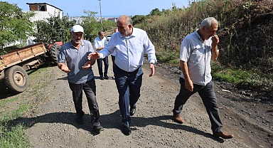 Başkan İbrahim Sandıkçı’dan Sahada Takip!