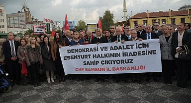 CHP Samsun’dan Tutuklu Başkan Özer’e Destek!