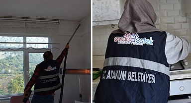 Atakum Belediyesi Ekipleri ‘Evde Destek’ İçin Sahada!