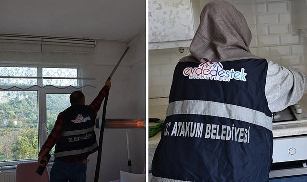 Atakum Belediyesi Ekipleri ‘Evde Destek’ İçin Sahada!