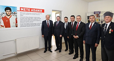KKTC Cumhurbaşkanı Ersin Tatar’dan, Mete Adanır Spor Salonu’na Anlamlı Ziyaret!