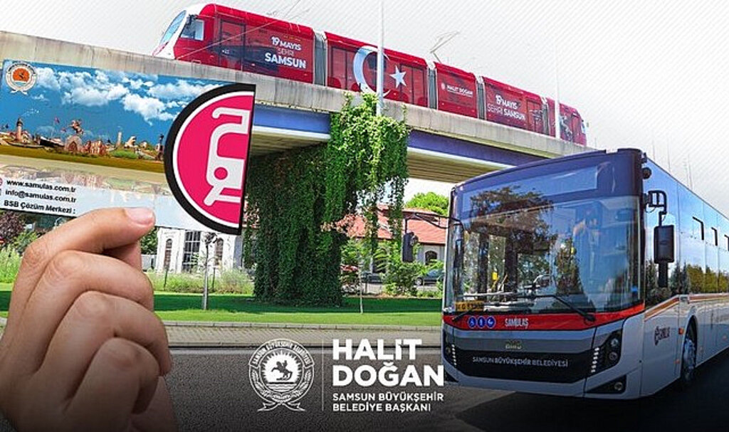 Samsun Toplu Taşımada Yeni Dönem! 1 Saate Kadar Ücretsiz Oldu…