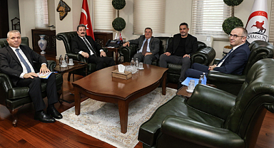 Samsunspor'dan Vali Tavlı'ya Ziyaret!