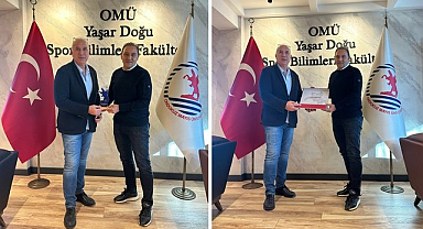 Samsunspor Futbol Akademisinden Dekan Murat Eliöz’e Ziyaret!