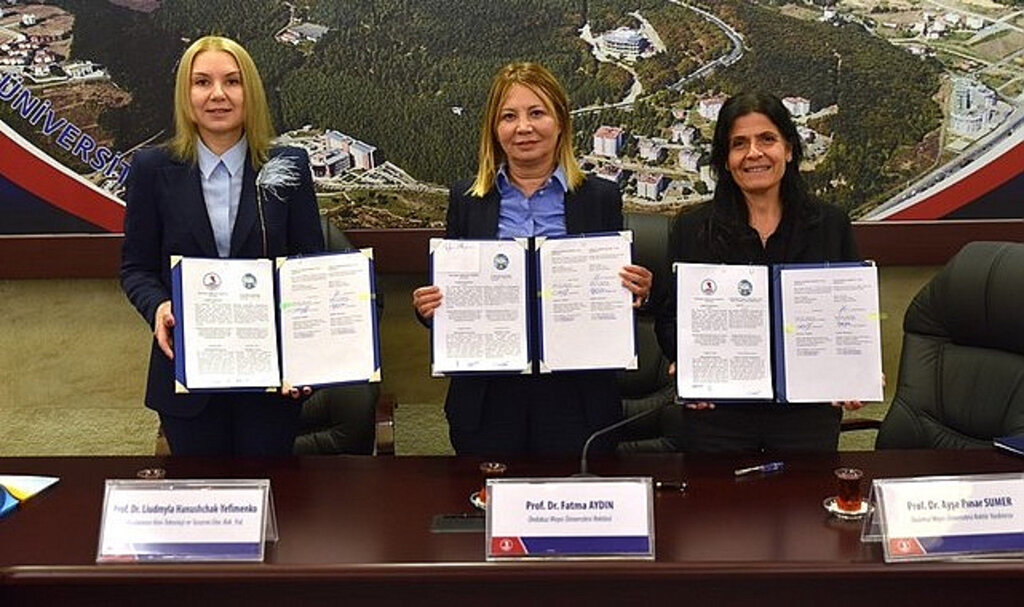 OMÜ ile Kiev Ulusal Teknoloji ve Tasarım Üniversitesi Arasında İş Birliği Protokolü İmzalandı!