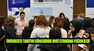 Üniversite Tanıtım Günlerinde OMÜ Standına Yoğun İlgi!