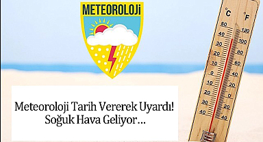 Meteoroloji Tarih Vererek Uyardı! Soğuk Hava Geliyor…
