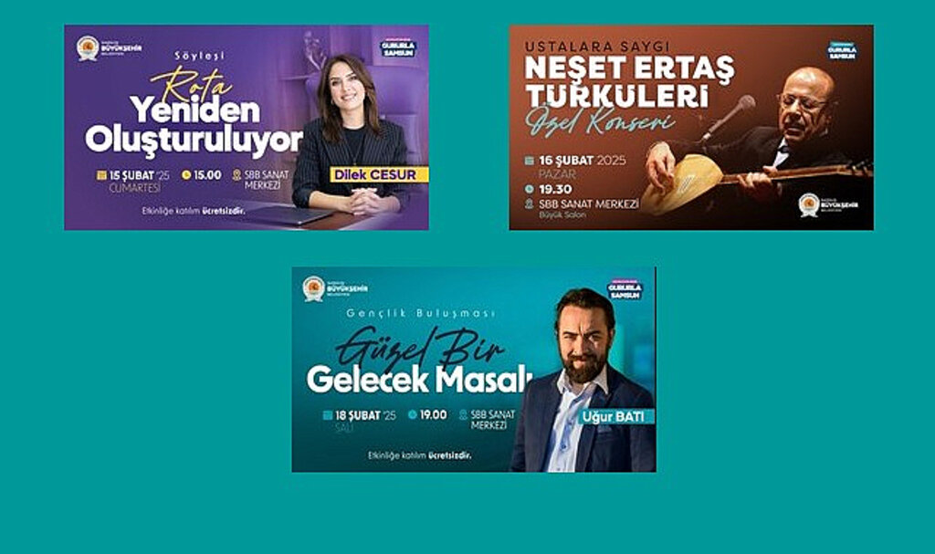 Büyükşehir’den Kültür-Sanat Dolu Bir Hafta!