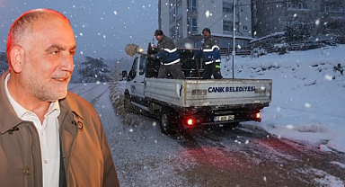 Canik'te Karla Mücadeleye Tam Not!