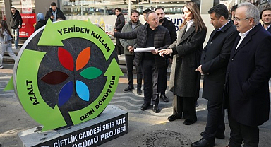 Çiftlik Caddesi Geri Dönüşümüyle Örnek Olacak!