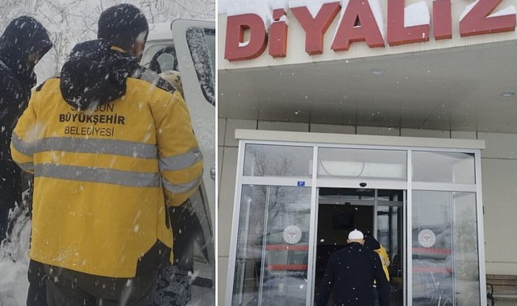 Kar Nedeniyle Diyalize Gidemeyen Hastayı Büyükşehir Ulaştırdı!