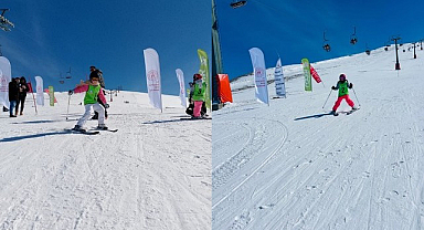 Okul Sporları Kayak Alp Disiplini Yarışması Tamamlandı!