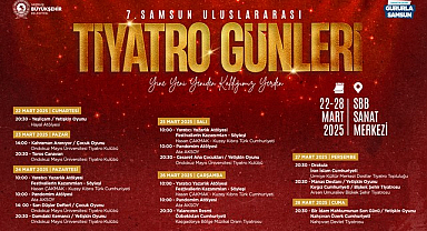 Samsun'da Uluslararası Tiyatro Günleri Başlıyor!