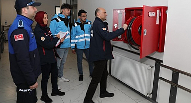 Samsun İtfaiyesi 17 İlçede Denetimlerini Sürdürüyor!