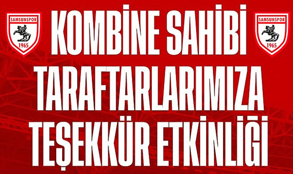 Samsunspor’dan Kombine Sahiplerine Özel Etkinlik ve Ödül!