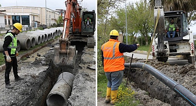 Alaçam’da İçme Ve Yağmur Suyu Hatları Yenileniyor!