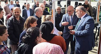 Başkan Sandıkçı'dan Örnek Çalışma! Talepleri ve Önerileri Yerinde Dinliyor!
