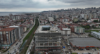 Eğitim Şehri Samsun'a Yakışan 'Şehir Kütüphanesi'nin Yapımı Devam Ediyor!