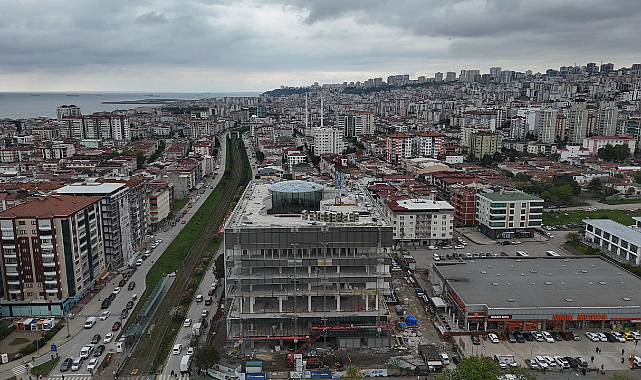 Eğitim Şehri Samsun'a Yakışan 'Şehir Kütüphanesi'nin Yapımı Devam Ediyor!