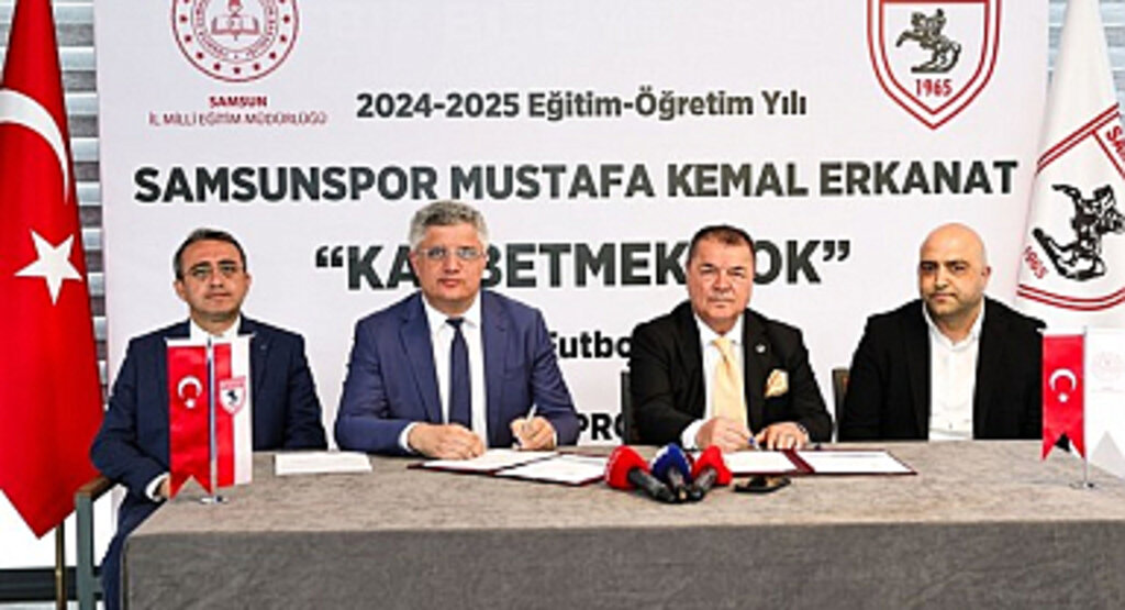 ‘Mustafa Kemal Erkanat Kaybetmek Yok’ Minikler Futbol Şenliği Protokolü İmzalandı!