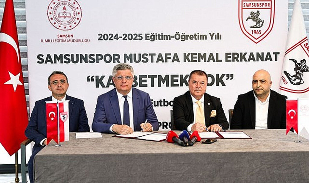 ‘Mustafa Kemal Erkanat Kaybetmek Yok’ Minikler Futbol Şenliği Protokolü İmzalandı!