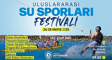 Samsun Uluslararası Su Sporları Festivali Başlıyor!