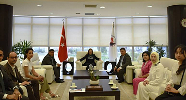 Özbekistan Alfraganus Üniversitesi Tıp Fakültesi Heyetinden OMÜ'ye Ziyaret!