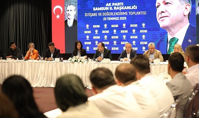 AK Parti Samsun Teşkilatı, Güçlü Kadrosuyla İstişare Toplantısında Buluştu!