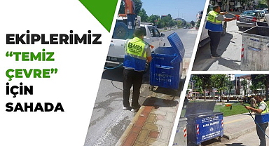 Bafra'da Ekipler 'Temiz Çevre' İçin Sahada!