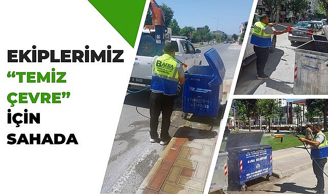 Bafra'da Ekipler 'Temiz Çevre' İçin Sahada!
