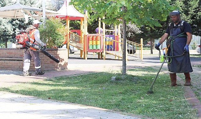 Canik'te Parklar Bakımlı ve Tertemiz!