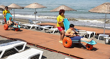 Engelsiz Plaj Ve Engelsiz Kafe Samsun’da Hizmete Açıldı!