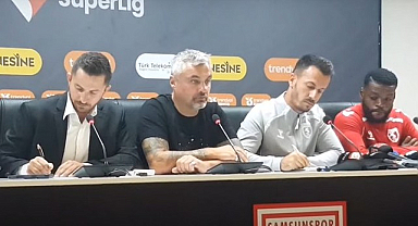 Samsunspor Teknik Direktörü Reis ve Futbolcu Ntcham Soruları Cevapladı!