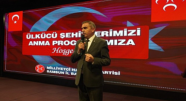 MHP Samsun İl Başkanı Burhan Mucur, 'Ülkücüler Kaybetmedi, Çünkü Biz Buradayız'!