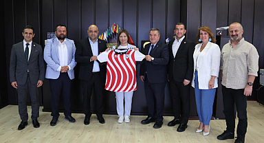 Rektör Aydın, Samsunspor Asbaşkanı Veysel Bilen'i Konuk Etti! 