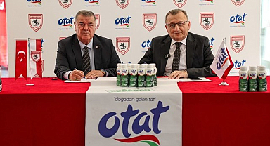 Samsunspor ile Otat Gıda Arasında Sponsorluk Anlaşması İmzalandı!