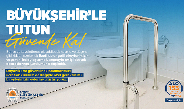Büyükşehir'den Özel Bireylere Ev İçi Tutunma Aparatı